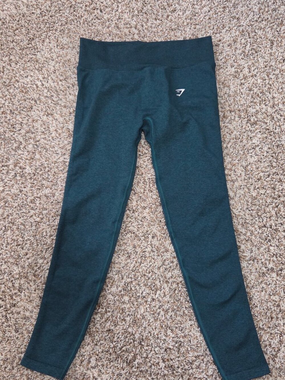 Gymshark Lift Seamless High Rise Leggings XL Dark Green Stretch Athlesiure Gym